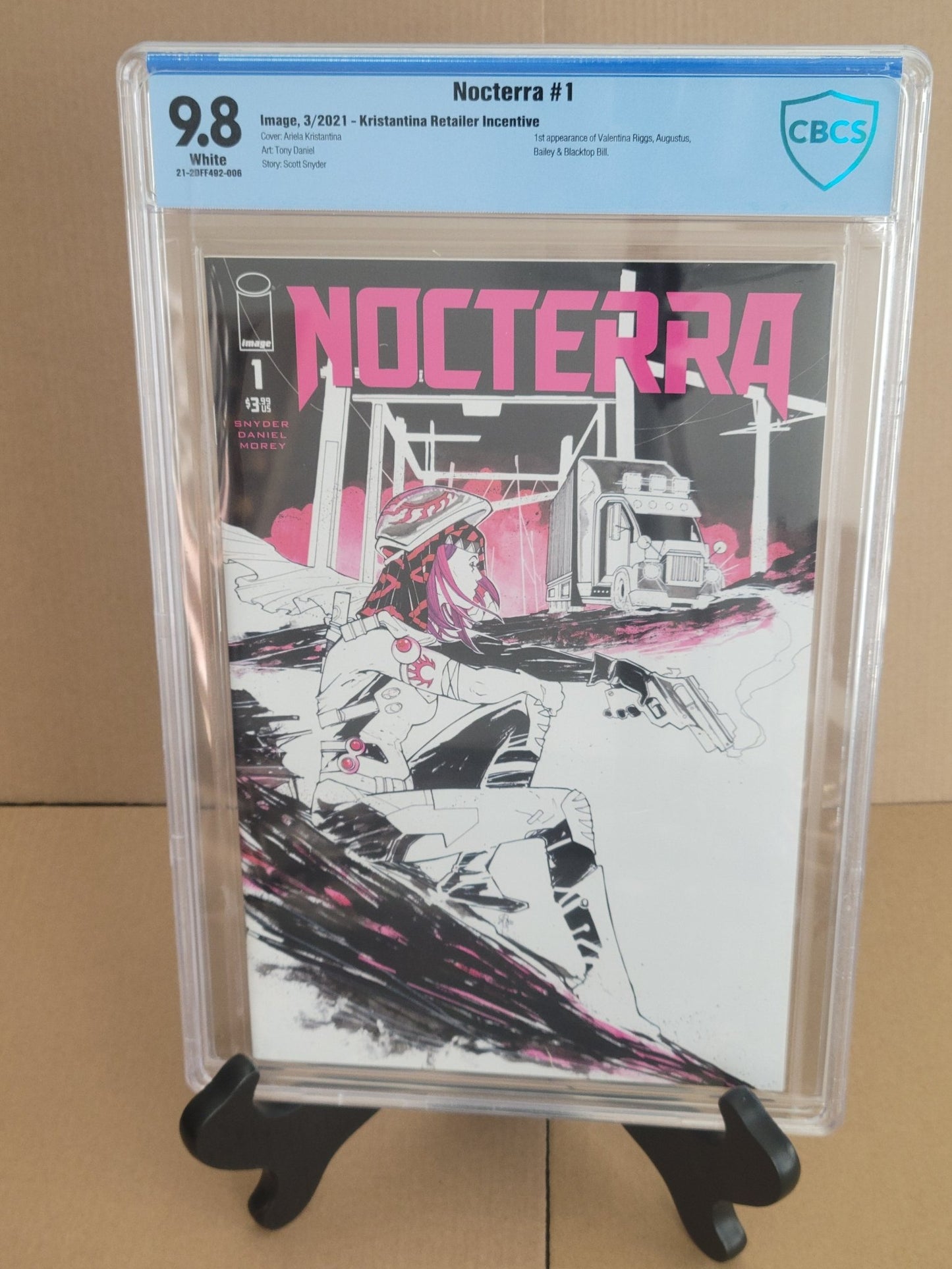 Nocterra #1 1:50 Ratio 9.8 Ariela Kristantina CBCS - Telcomics