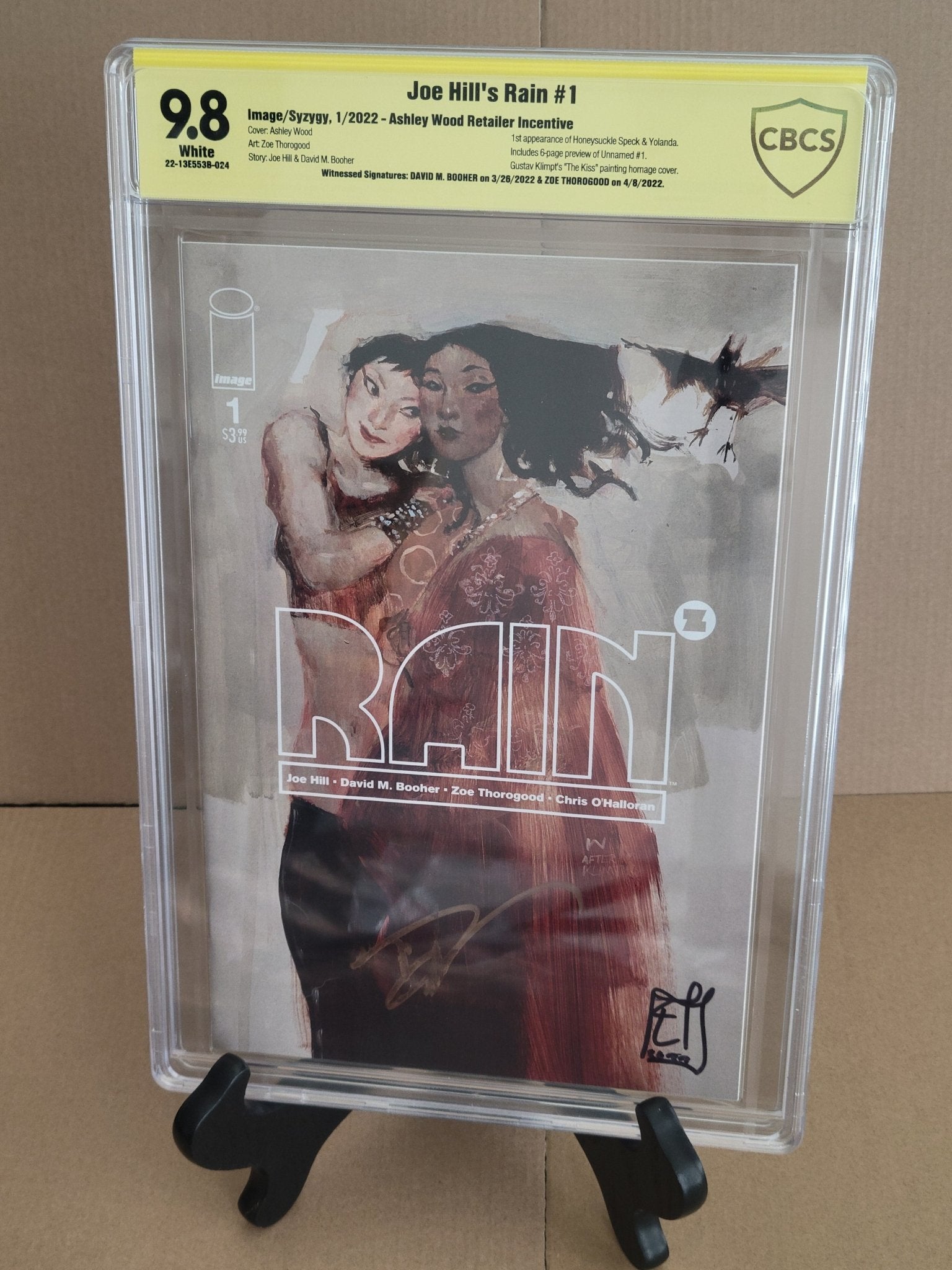 Rain #1 1:100 Raio Signed CBCS - Telcomics
