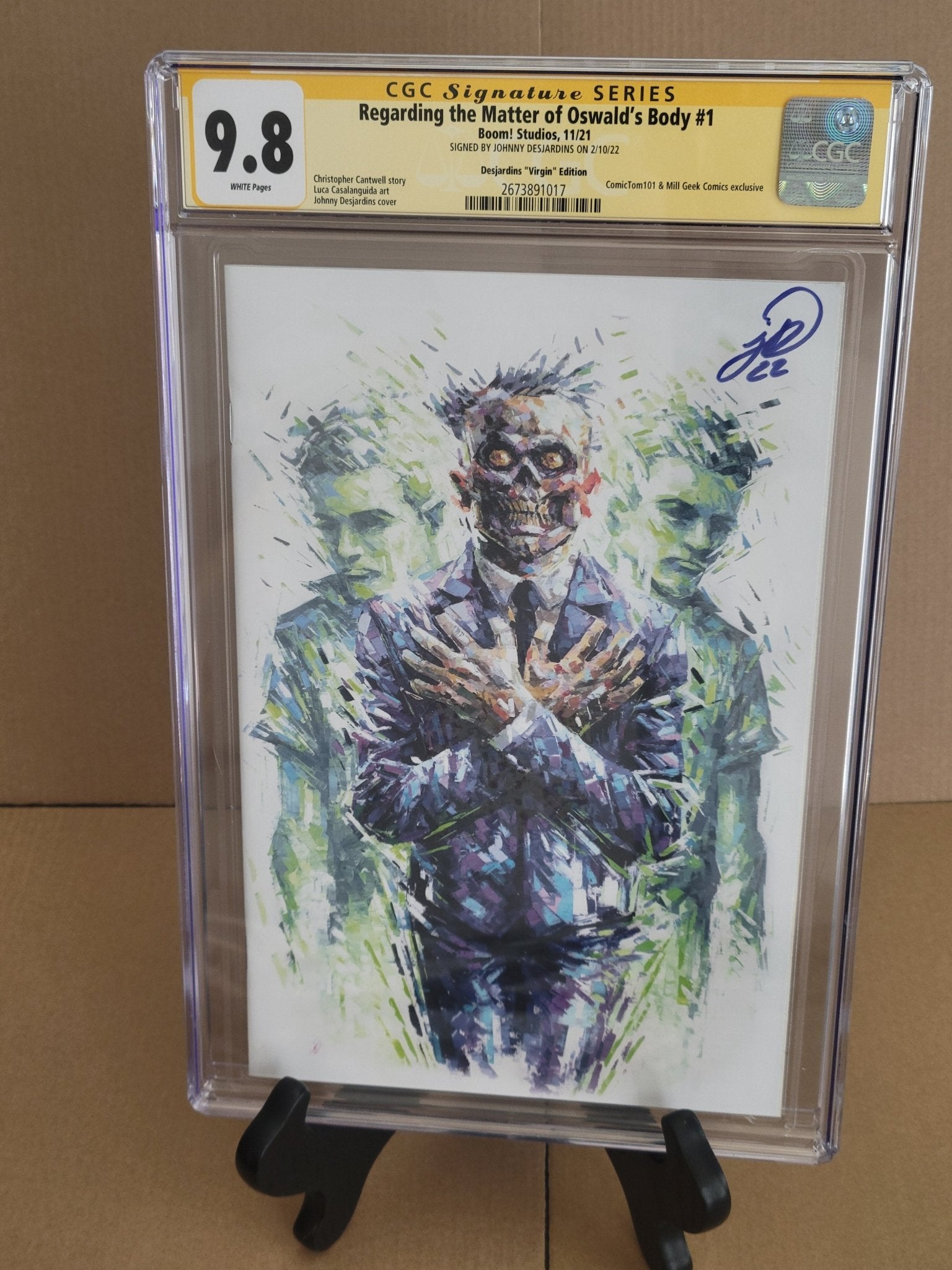 Regarding the matter of Oswald's body #1 Rabbit Comics Signed CGC Yellow Label - Telcomics