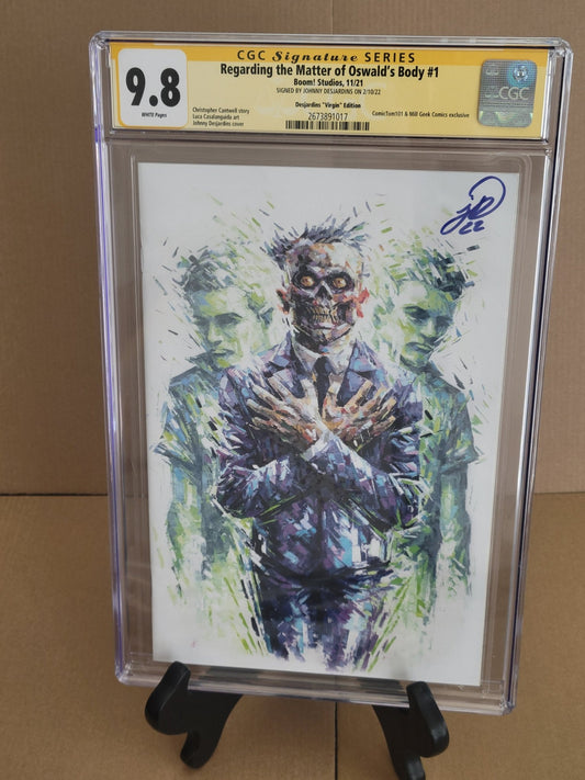Regarding the matter of Oswald's body #1 Rabbit Comics Signed CGC Yellow Label - Telcomics