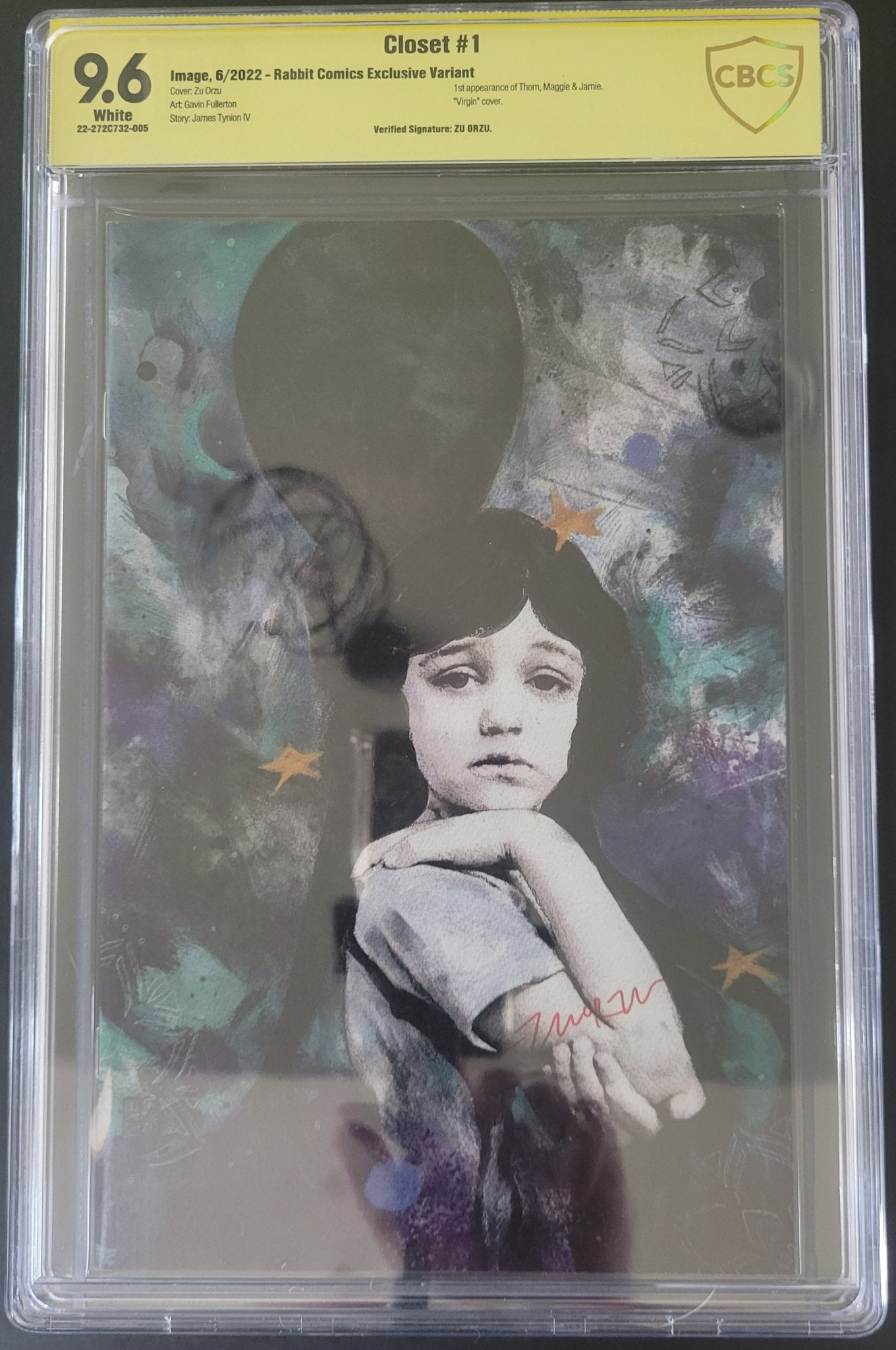 The Closet #1 Rabbit Comics Exclusive Zu Orzu 9.6 CBCS - Telcomics
