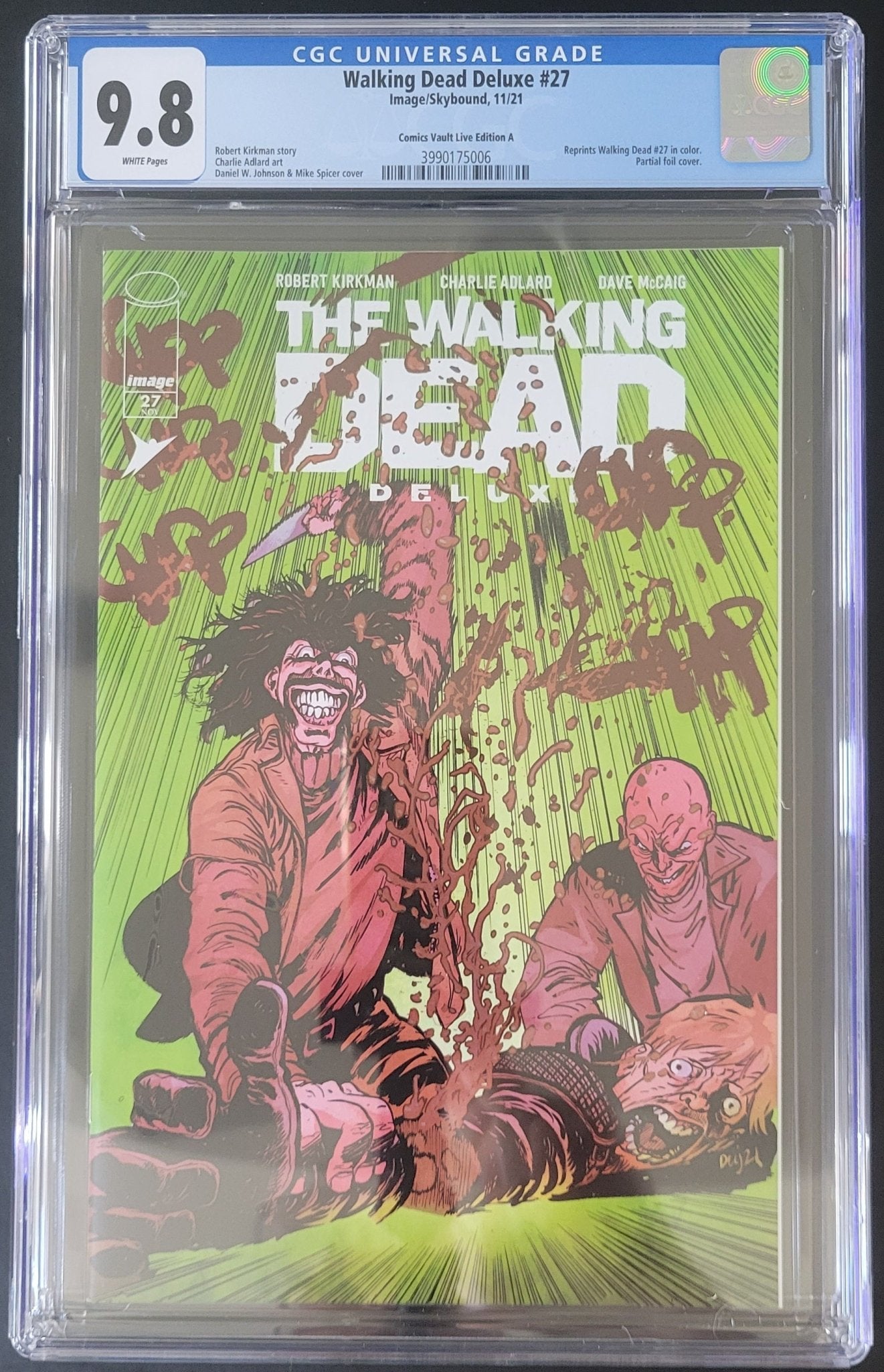 The Walking Dead #27 9.8 CGC Blue Label - Telcomics
