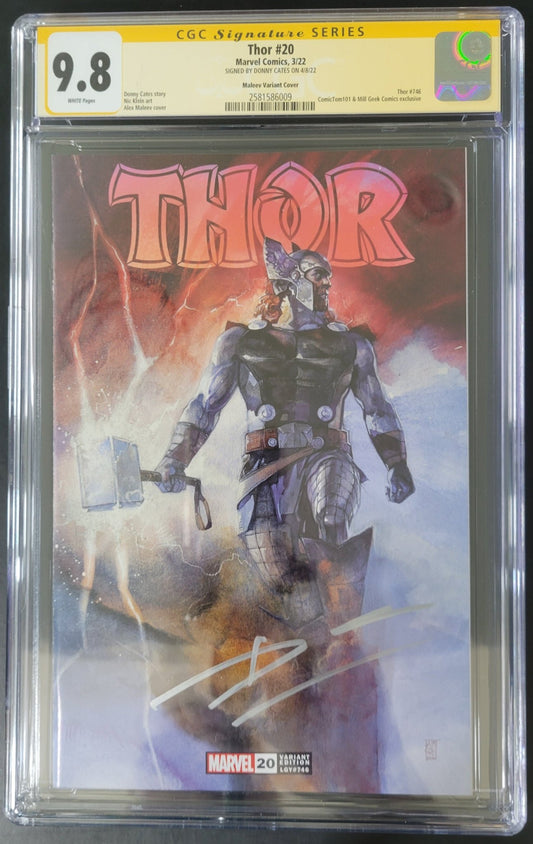 Thor #20 Donny Cates 9.8 CGC Yellow Label - Telcomics