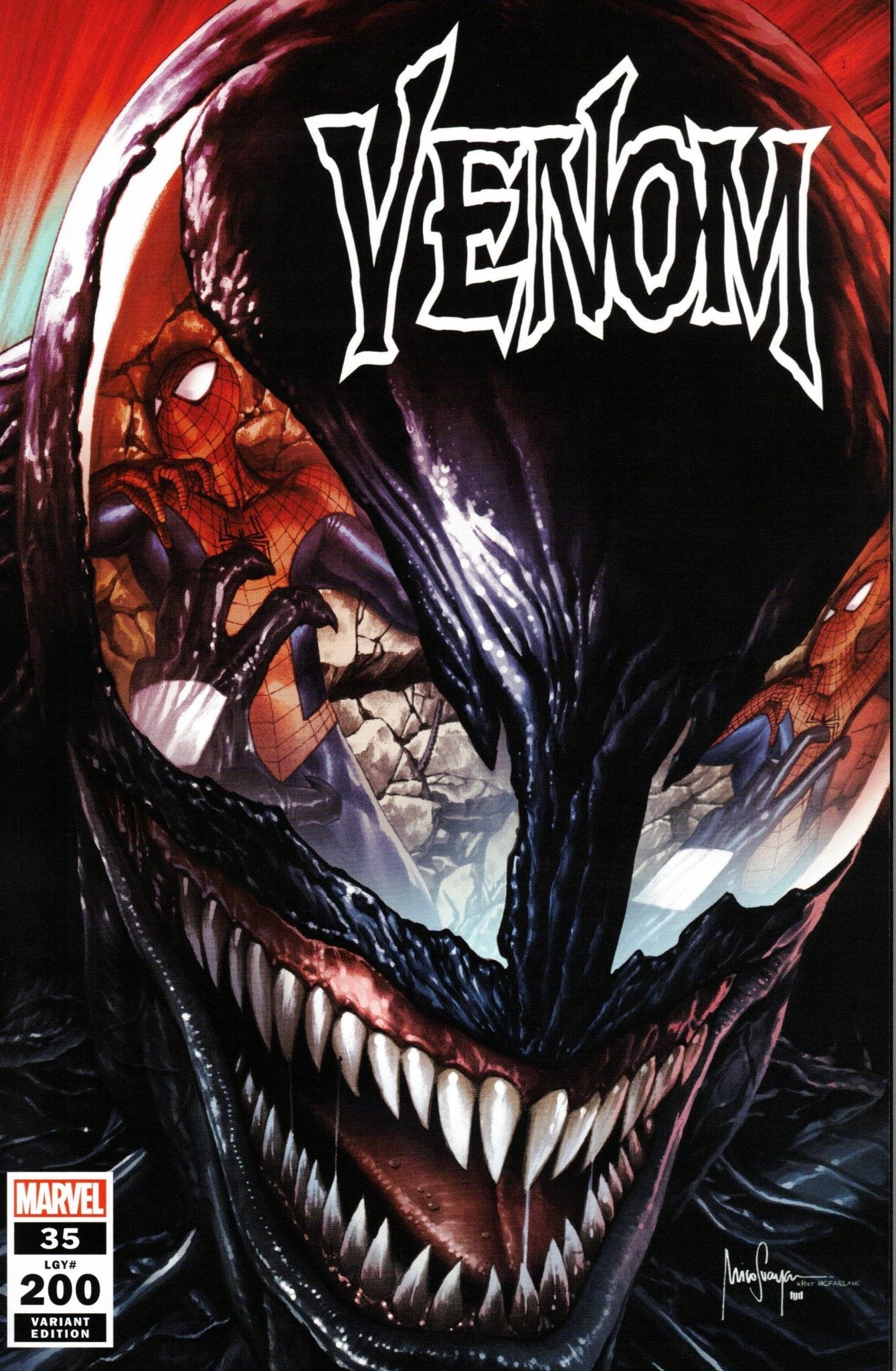 Venom #35 (LGY #200) Mico Suayan Exclusive Variant - Telcomics