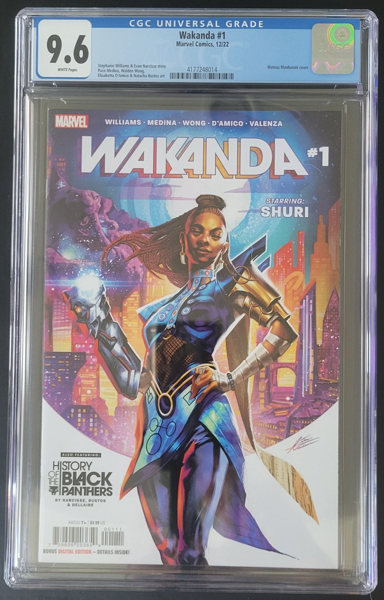 Wakanda #1 9.6 CGC Blue Label - Telcomics