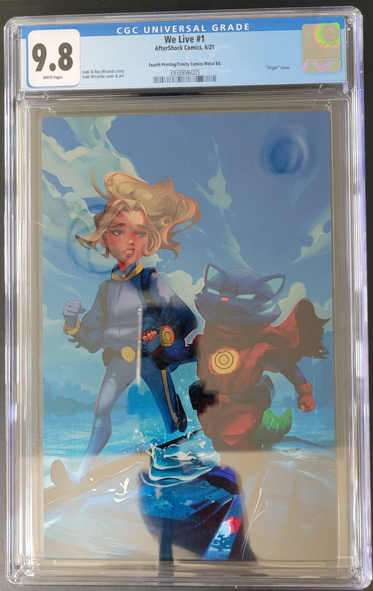 We Live #1 4th Printing Trinity Comics Metal 9.8 CGC Blue Label - Telcomics