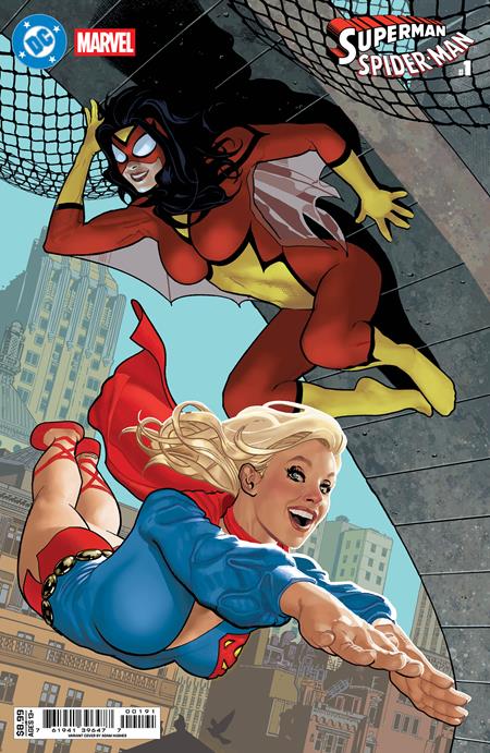 DC Marvel Superman Spider-Man #1 (One Shot) Cover I Adam Hughes