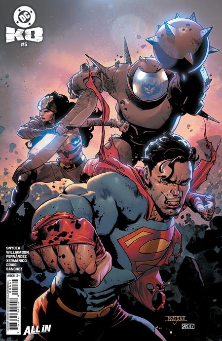 DC K.O. #5 Cover K 1:25 Mahmud Asrar Card Stock