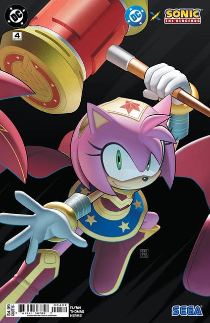DC X Sonic The Hedgehog #4 Second Printing Deegeemin Connecting