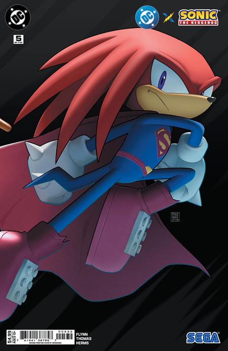 DC X Sonic The Hedgehog #5 Second Printing Deegeemin Connecting