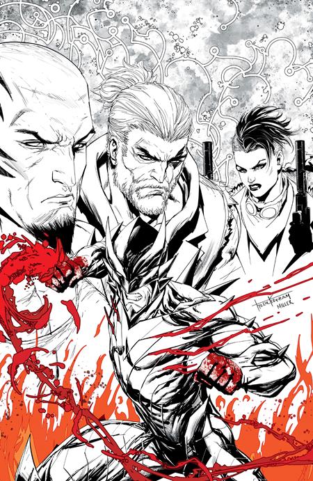 Fireborn #1 Cover L Tyler Kirkham Black White & Blood Virgin