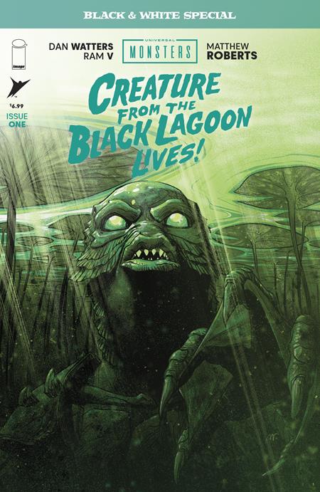 Universal Monsters Creature from the Black Lagoon B&W Special Cover A