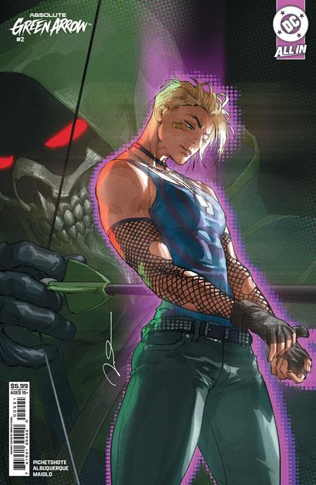 Absolute Green Arrow #2 Cover B Gerald Parel Card Stock Variant available at TelComics