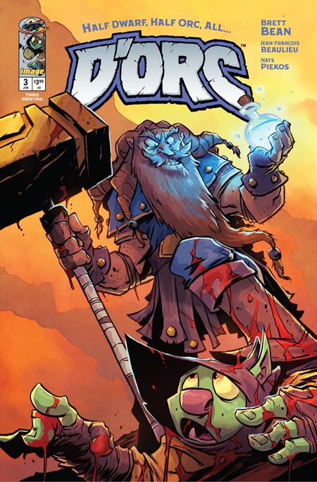 D'ORC #3 3rd Printing Brett Bean available at TelComics