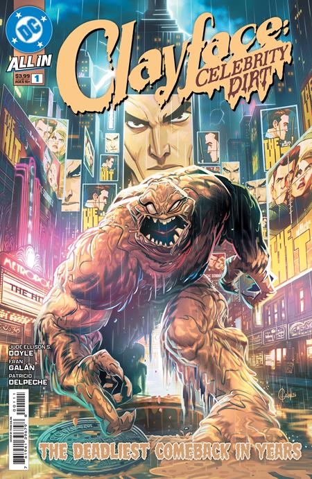 Clayface Celebrity Dirt #1 Cover A Fran Galan available at TelComics