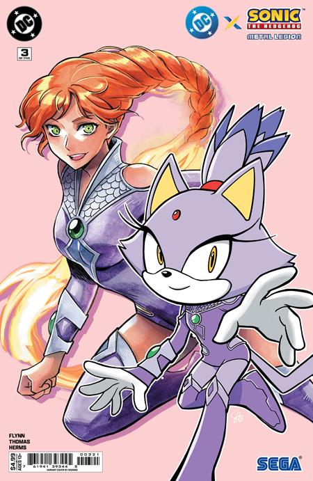 DC X Sonic The Hedgehog The Metal Legion #3 Cover B Saowee