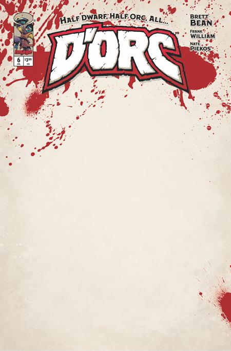 D'ORC #6 Cover E Blank Sketch