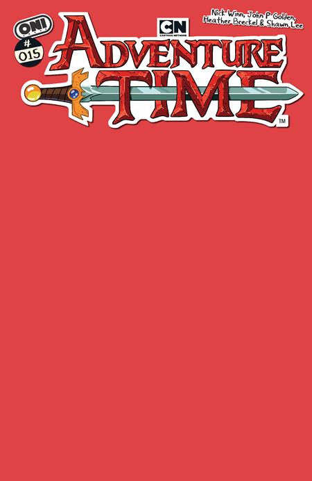Adventure Time #15 Cover C Golb Red Sketch available at TelComics