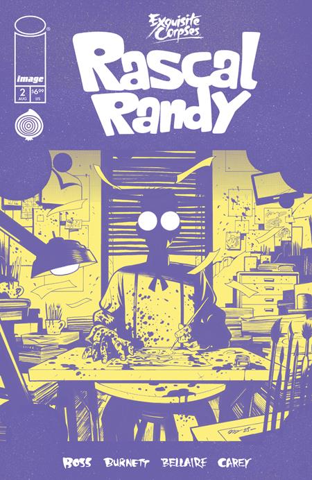 Exquisite Corpses Rascal Randy #2 Cover C Dylan Burnett Polybagged w/ Card available at TelComics