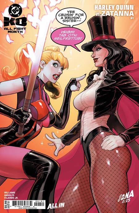 DC K.O. Harley Quinn Vs Zatanna #1 Cover E David Nakayama