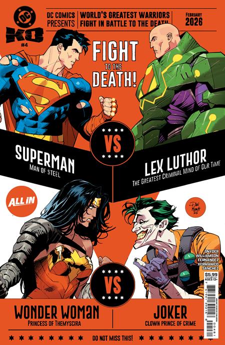 DC K.O. #4 Cover G Dan Mora available at TelComics