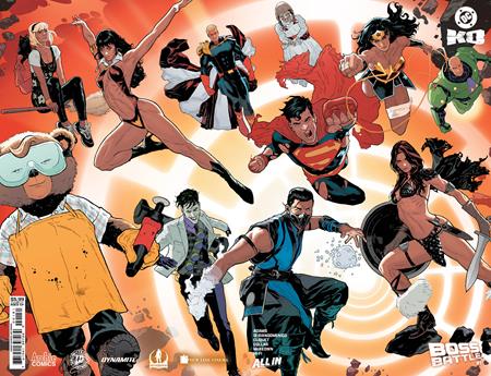 DC K.O. Boss Battle #1 Cover E Jeff Spokes