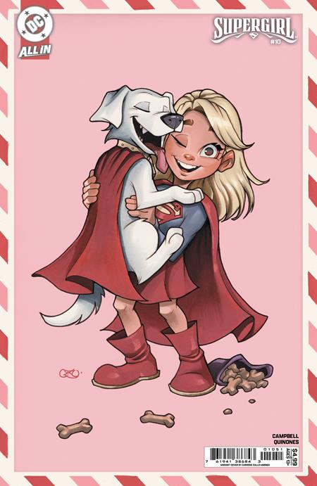 Supergirl #10 Cover E Chrissie Zullo Valentines Day Card Stock