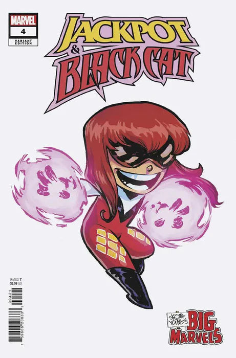 Skottie Young's Big Marvel Variant Jackpot & Black Cat #4