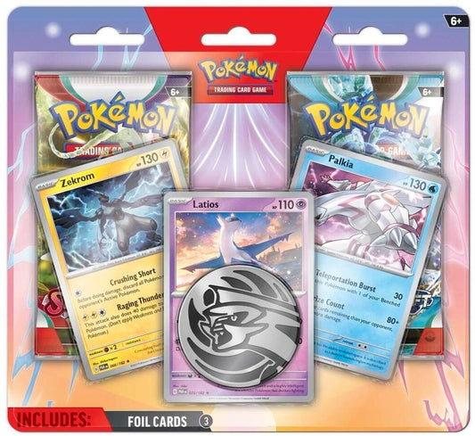 Pokemon - Enhanced 2-Pack Blister Pack [Latios, Zekrom & Palkia] available at TelComics
