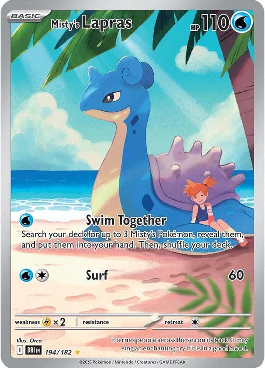 Misty's Lapras - 194/182 available at TelComics