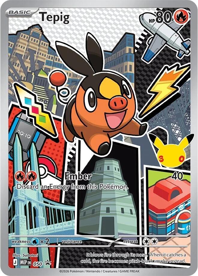 Pokemon - Tepig - 050 - ME: Mega Evolution Promo (MEP)