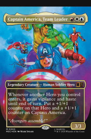 Captain America #12 Classified Artist Magic: The Gathering Variant