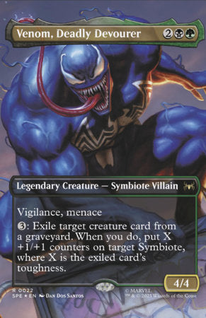 Venom #258 Dan dos Santos Magic: The Gathering Variant available at TelComics