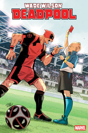 Wade Wilson: Deadpool #5 Gurihiru Marvel Soccer Variant available at TelComics