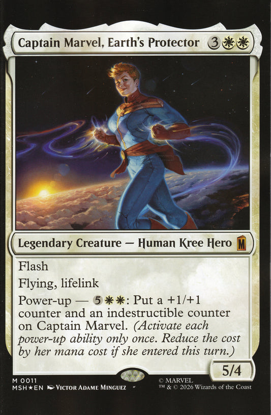 Captain Marvel: Dark Past #3 Classified Artist Magic: The Gathering Variant available at TelComics