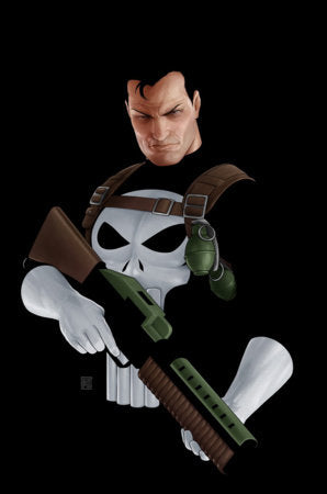 Punisher #1 John Tyler Christopher Negative Space Variant