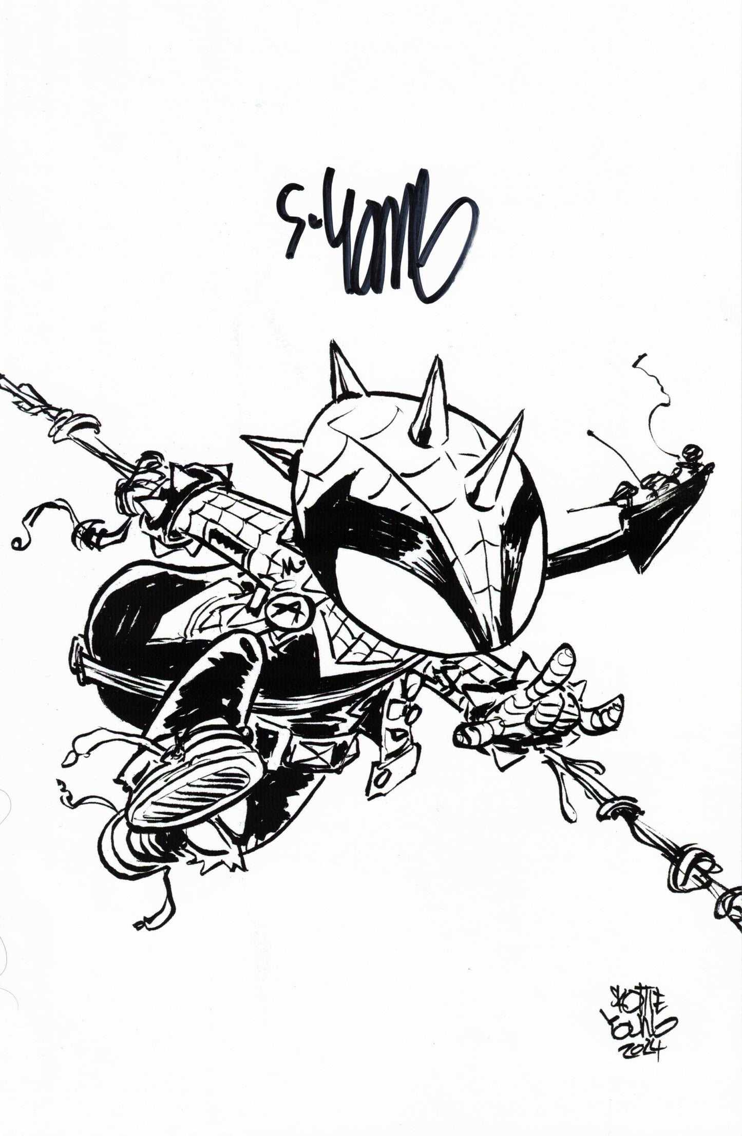 Skottie Young's The Amazing Spider-Man #52 1:50 Ratio Signed