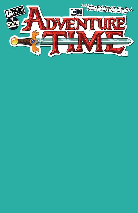 Adventure Time (2025) #6 Cover C BMO Teal Blank Sketch