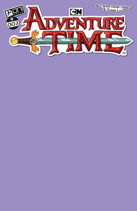 Adventure Time (2025) #7 Cover C Purple Blank