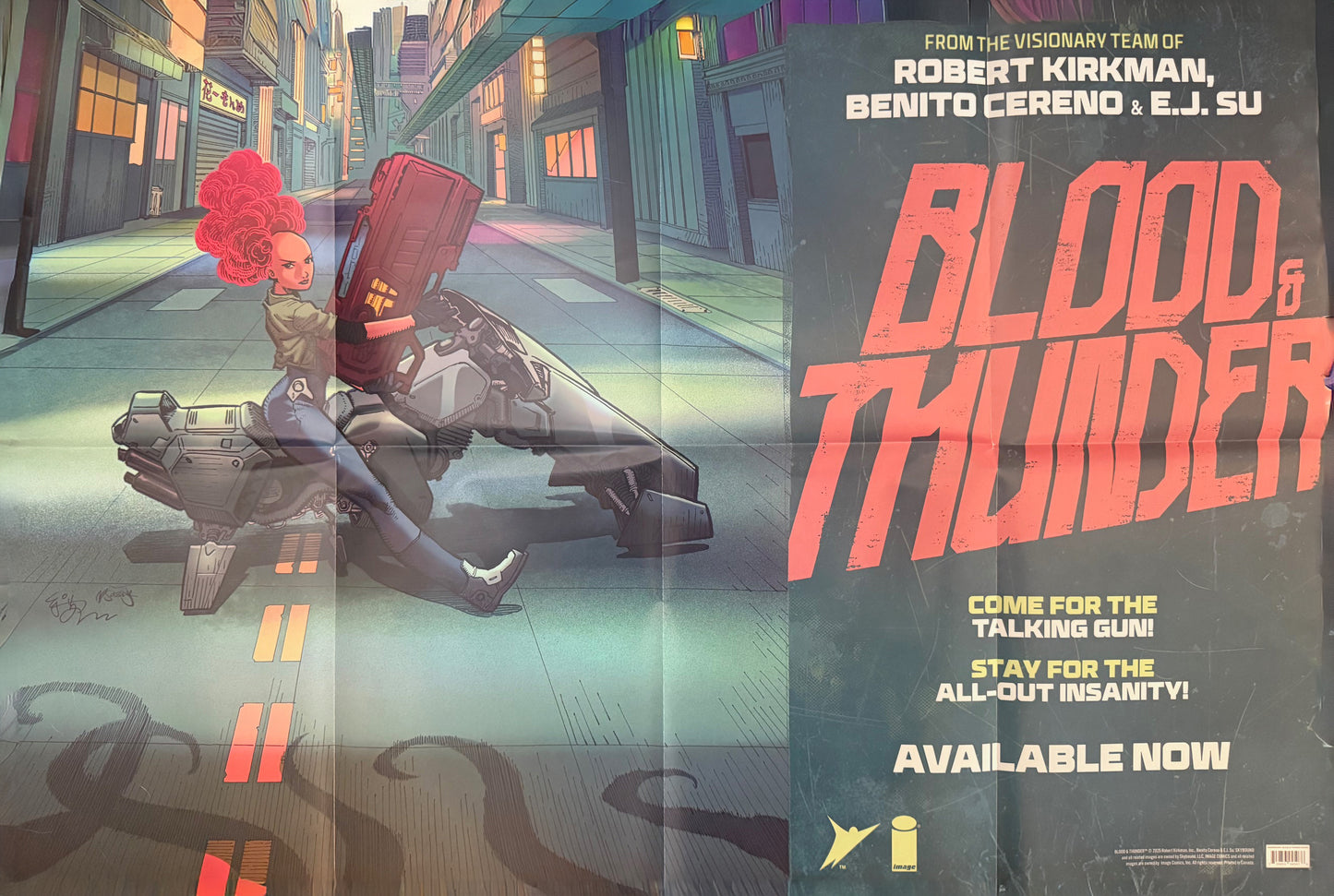 Skinbreaker / Blood & Thunder 2 side Poster 24"x36"