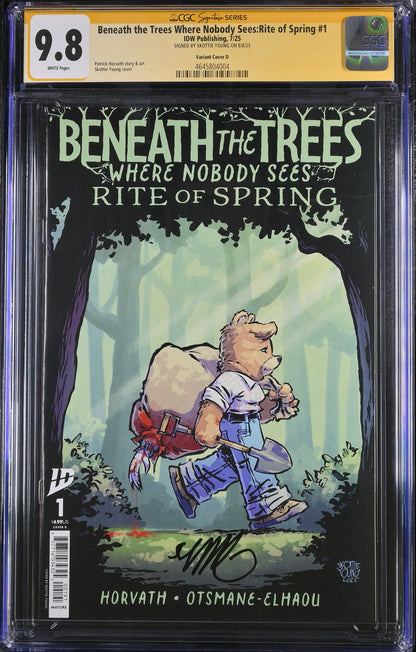Beneath the Trees Where Nobody Sees Rite of Spring Skottie Young CGC 9.8 Yellow