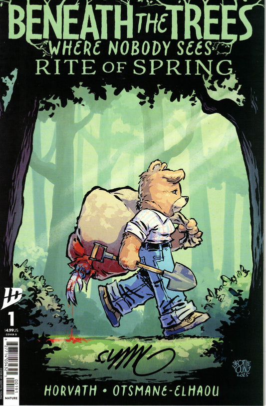 Beneath the Trees Where Nobody Sees Rite of Spring Skottie Young Signed