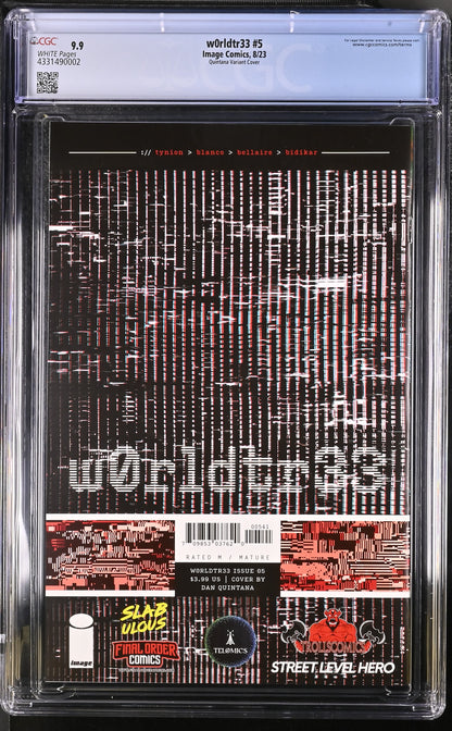 W0rldtr33 #5 - TelComics Dan Quintana The Only CGC9.9