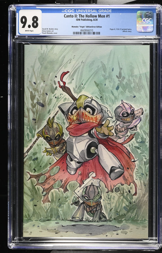 Canto II Hollow Men #1 Peach Momoko Error Edition CGC 9.8