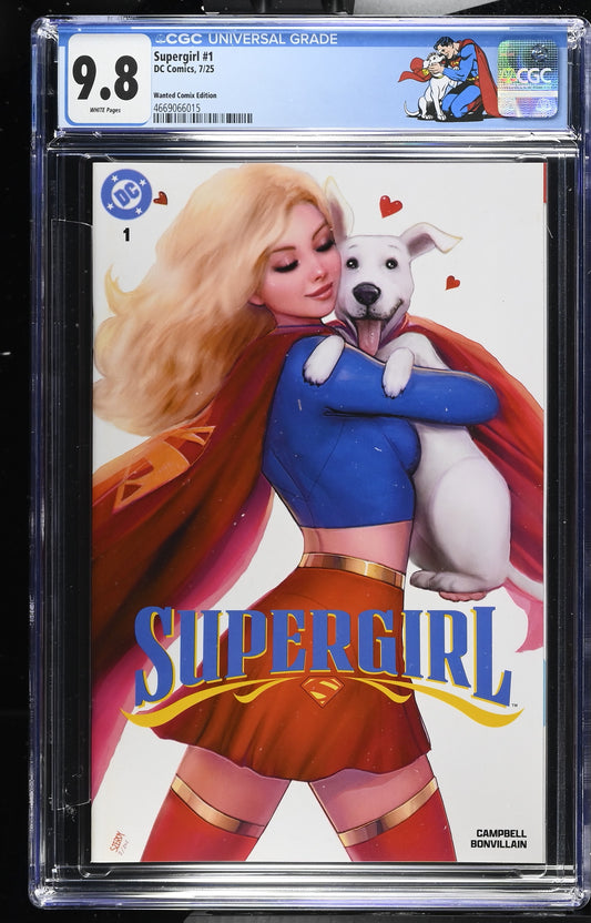 Supergirl #1 Nathan Szerdy Wanted Comix Exclusive CGC 9.8