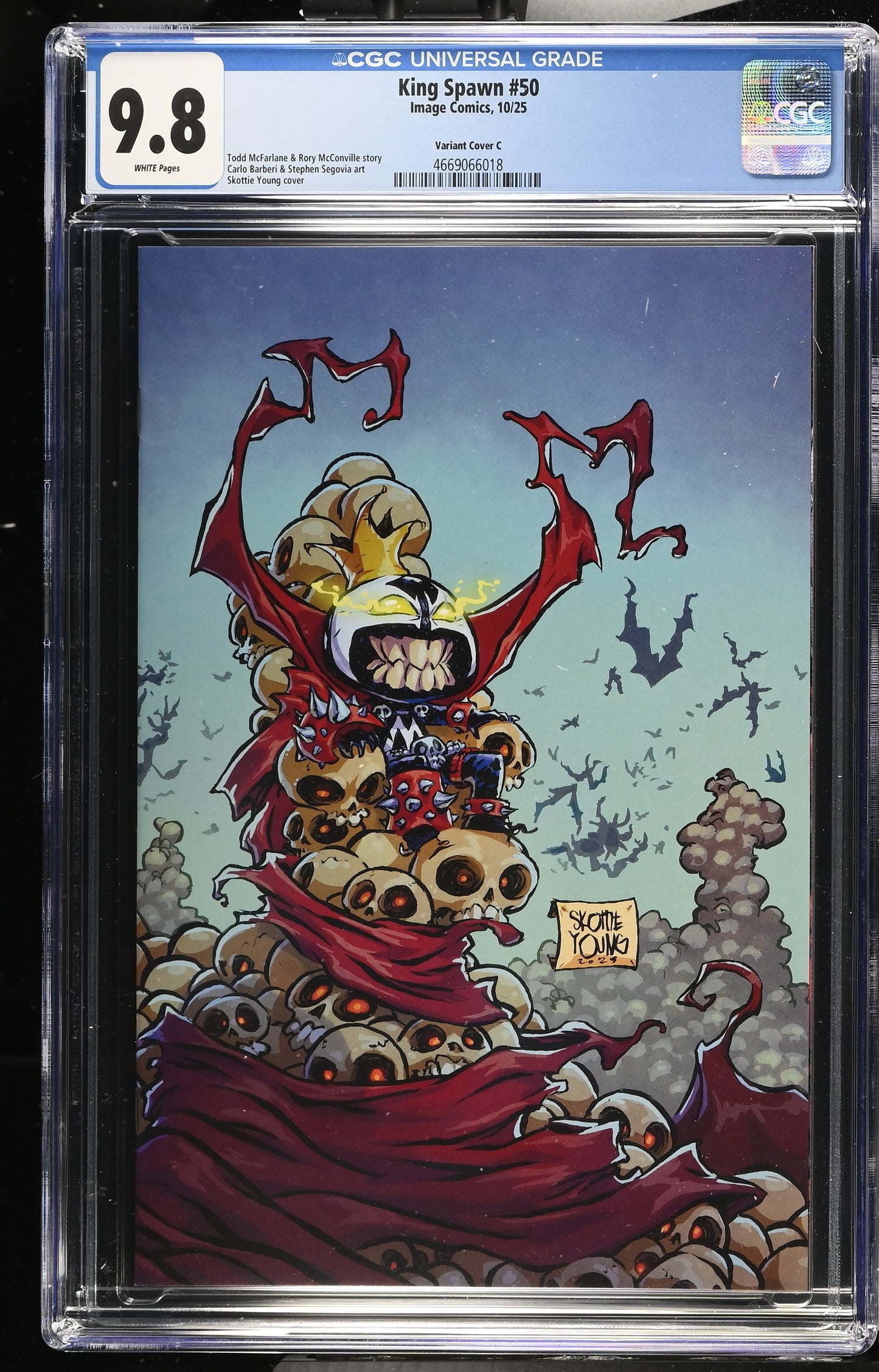 King Spawn #50 Cover C Skottie Young CGC 9.8