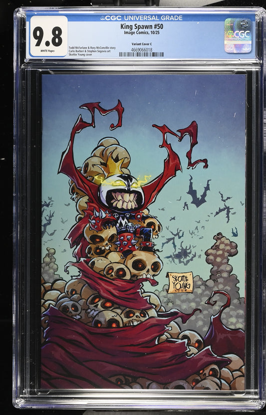 King Spawn #50 Cover C Skottie Young CGC 9.8