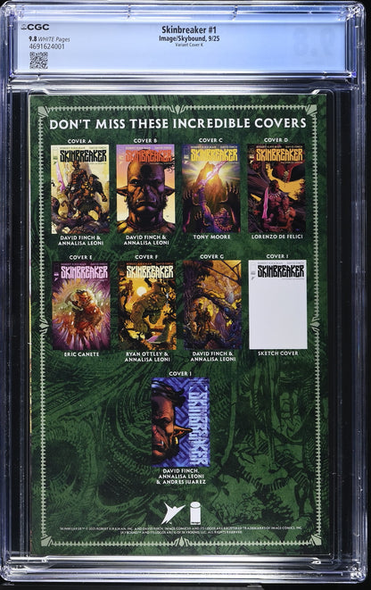 Skinbreaker #1 Cover K Thank You Variant CGC 9.8