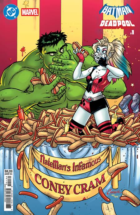 DC Marvel Batman Deadpool #1 Cover F Amanda Conner ~ Pre-Sale 11/19
