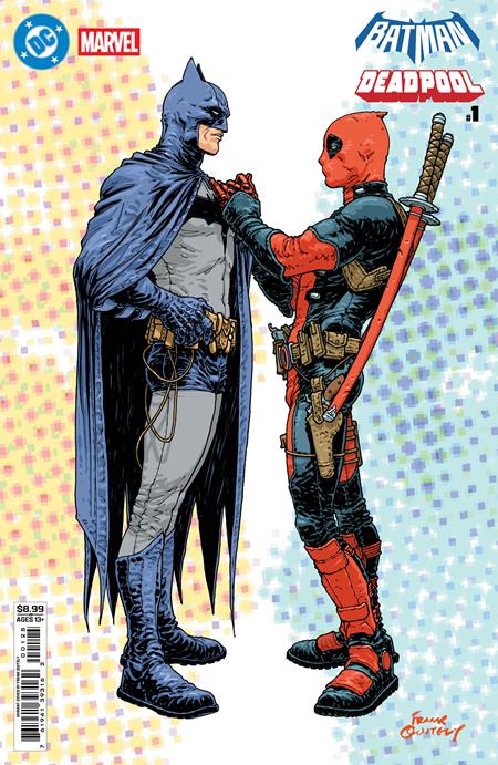 DC Marvel Batman Deadpool #1 Cover N Frank Quitely ~ Pre-Sale 11/19